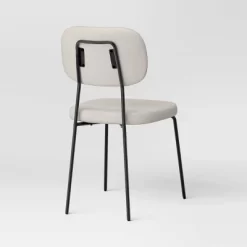 Set Of 2 Upholstered With Metal Base Dining Chair Chairs Cream Boucle - Room Essentials™ -Target GUEST 930ac56e b209 47d5 a460 9b5fe65899a9