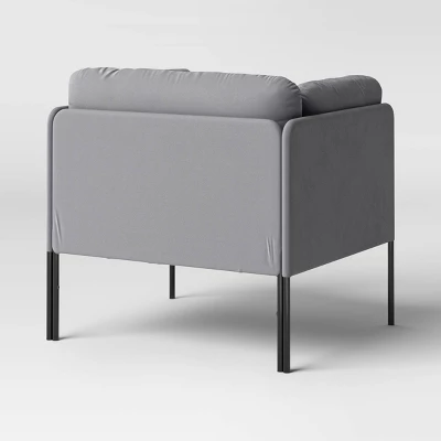 Accent Armchair Gray - Room Essentials™ 3 Accent Armchair Gray - Room Essentials™ - Image 3