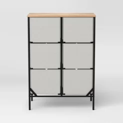 Fabric 6-Bin Tall Vertical Dresser Black Frame - Room Essentials™ -Target GUEST 9a73525c dfae 4721 bc76 d19100892e3d