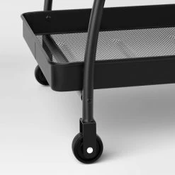 Metal Mesh Rolling Bar Outdoor Serving Cart Black - Room Essentials™ -Target GUEST 9ad36d33 d1a5 40d3 9dce 60975635070e