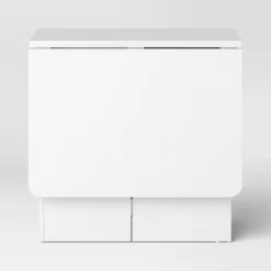 Drop Leaf Dining Table With Storage Shelves White - Room Essentials™ 7 Drop Leaf Dining Table With Storage Shelves White - Room Essentials™ -Target GUEST a2c4d422 bcb3 4f7f bc17 4c9ebd4a053a