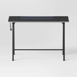 Gaming Dorm Desk With LED Lights And Headphone Holder - Room Essentials™ -Target GUEST a3410f37 8cb7 4429 8fe2 8eebe24d77dc