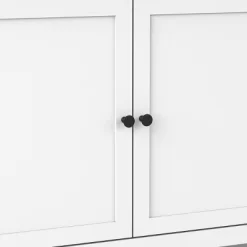 Traditional Storage TV Stand With Doors And Shelves For TVs Up To 65" Classic White - Room Essentials™ -Target GUEST a375f869 bec5 41a8 a5e4 6f95f04aab29