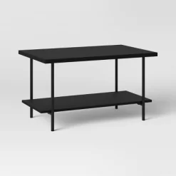 Wood And Metal Coffee Table With Storage Shelf - Room Essentials™ 14 Wood And Metal Coffee Table With Storage Shelf - Room Essentials™ -Target GUEST a490316f d5b4 45c9 845d 3ab5f1fe6397
