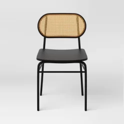 Set Of 2 Woven Back Metal Dining Chair Black - Room Essentials™ 7 Set Of 2 Woven Back Metal Dining Chair Black - Room Essentials™ -Target GUEST a6b1ae24 1898 4f84 b889 a25273e7aed4