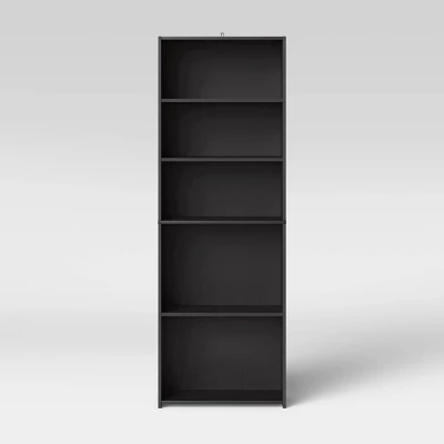 5 Shelf Bookcase Natural- Room Essentials™ 9 5 Shelf Bookcase Natural- Room Essentials™ - Image 9