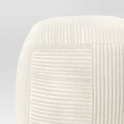 Ribbed Pouf Ottoman Cream - Room Essentials™ -Target GUEST ac45a9bf 7cb8 4970 9201 ba365ccd27c0