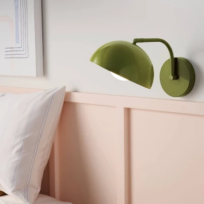 Metal Dome Wall Sconce - Room Essentials™ 1 Metal Dome Wall Sconce - Room Essentials™