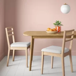 Set O2 Ladder Back Dining Chair With Padded Seat - Room Essentials™