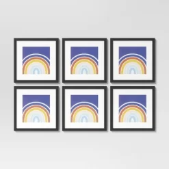 (Set Of 6) 11" X 11" Matted To 8" X 8" Frame Set - Room Essentials™ -Target GUEST b7d39f93 8658 4b32 b70c faf0c2756d7f