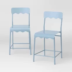 Set Of 2 24" Wavy Metal Counter Height Barstool - Room Essentials™ -Target GUEST be2ac58f 49a5 440c 975f d6363b312100