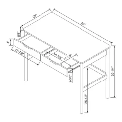 Scandi Desk With Drawers Natural - Room Essentials™ 11 Scandi Desk With Drawers Natural - Room Essentials™ -Target GUEST beea9f5d 7625 47e1 b872 56b582b72025