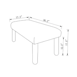 Upholstered Bench Rust Boucle - Room Essentials™ -Target GUEST c2d31e62 c053 4645 9e96 504186aa77a2