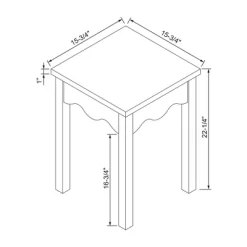 Wavy Accent Side Table Natural - Room Essentials™ -Target GUEST c2dd64f6 5e4c 4ad5 aab3 6d3b39c20b3d