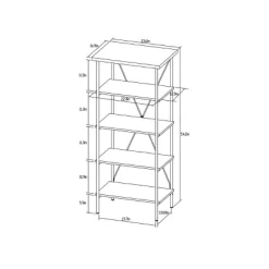 Wood And Metal Media Tower Bookcase Natural - Room Essentials™ 9 Wood And Metal Media Tower Bookcase Natural - Room Essentials™ -Target GUEST c85108f7 f948 4dbf 8108 8a39d758bb4f