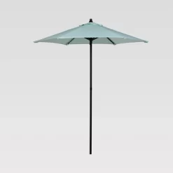 6' Round Outdoor Patio Market Umbrella With Black Pole - Room Essentials™ 29 6' Round Outdoor Patio Market Umbrella With Black Pole - Room Essentials™ -Target GUEST cb1c716e 1996 4d1f 9d0c 954cb1ffd10d