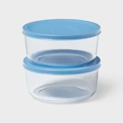 4pc (set Of 2) 4c Round Glass Food Storage Container Set - Room Essentials™ -Target GUEST cb7bb7e0 3f88 4212 aab1 c32ac42ee35e