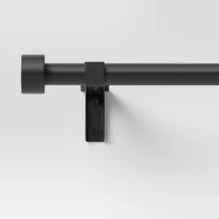 Easy Hang Frame Mount Curtain Rod Set Black - Room Essentials™ -Target GUEST cc6c3907 c23a 4766 a47d f7d9a66dcbe2