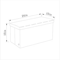 24" Collapsible Dorm Storage Ottoman - Room Essentials™ -Target GUEST cce5ec51 2c9f 4374 ade0 0691e3fd3f9a