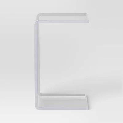 Acrylic C Shaped Side Table Clear - Room Essentials™ 3 Acrylic C Shaped Side Table Clear - Room Essentials™ - Image 3
