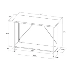 Wood And Metal Console Table Natural - Room Essentials™ -Target GUEST cf4abc5e a660 417f 808d 6fd92069618a