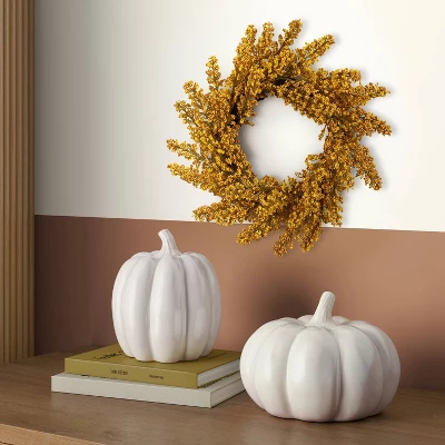 Goldenrod Fall Mini Wreath - Room Essentials™ 1 Goldenrod Fall Mini Wreath - Room Essentials™