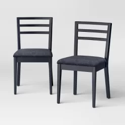 Set O2 Ladder Back Dining Chair With Padded Seat - Room Essentials™ 11 Set O2 Ladder Back Dining Chair With Padded Seat - Room Essentials™ -Target GUEST d212e723 d8d3 4f72 8d92 08dfbba87598