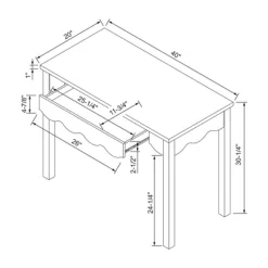 Wavy Writing Desk With Drawer Natural - Room Essentials™ -Target GUEST d2b9f128 959f 45ff b39c c03bf50c3572