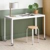 45" Metal Rolling Computer Desk - Room Essentials™