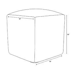 Ribbed Pouf Ottoman Cream - Room Essentials™ -Target GUEST d9943ebf 8139 47d2 8a96 178833bca65f