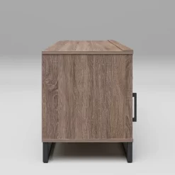 Mixed Material TV Storage Stand For TVs Up To 54" With Sliding Doors - Room Essentials™ 8 Mixed Material TV Storage Stand For TVs Up To 54" With Sliding Doors - Room Essentials™ -Target GUEST dd7f7e5e 751e 4d3d a04c c00fbf690281