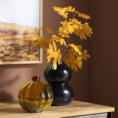 Yellow Oak Leaf Stem - Room Essentials™ 1 Yellow Oak Leaf Stem - Room Essentials™