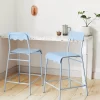 Set Of 2 24" Wavy Metal Counter Height Barstool - Room Essentials™