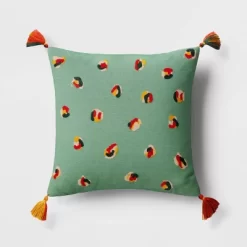 Abstract Dots Embroidered Cotton Square Throw Pillow - Room Essentials™ -Target GUEST f1ec40ae 5d69 4b3f b297 4d5663e6159c