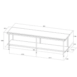 Wood And Metal TV Stand For TVs Up To 60" - Room Essentials™ -Target GUEST f2ab031b ee97 4ed0 a48d 1bc0bae2773f
