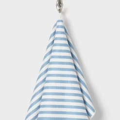 Quick Dry Striped Waffle Towel Blue - Room Essentials™ -Target GUEST f372b767 e8ce 4640 af7b 584bc7bd3431