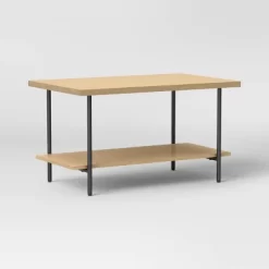 Wood And Metal Coffee Table With Storage Shelf - Room Essentials™ 17 Wood And Metal Coffee Table With Storage Shelf - Room Essentials™ -Target GUEST f476ccdf 7cc3 47c3 a81f 0b61bb078ead