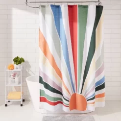 Rainbow Sunshine Shower Curtain - Room Essentials™