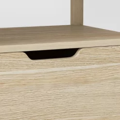 32" Scandi Small Bookcase With Storage Drawers Natural - Room Essentials™ -Target GUEST fc0fcf85 1dda 40a2 8595 9f0ba03703ec