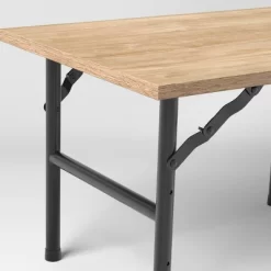 Adjustable Height Dorm Folding Table Brown - Room Essentials™ -Target GUEST fc18ae1a 6259 4076 8b08 44a9d2c9597d